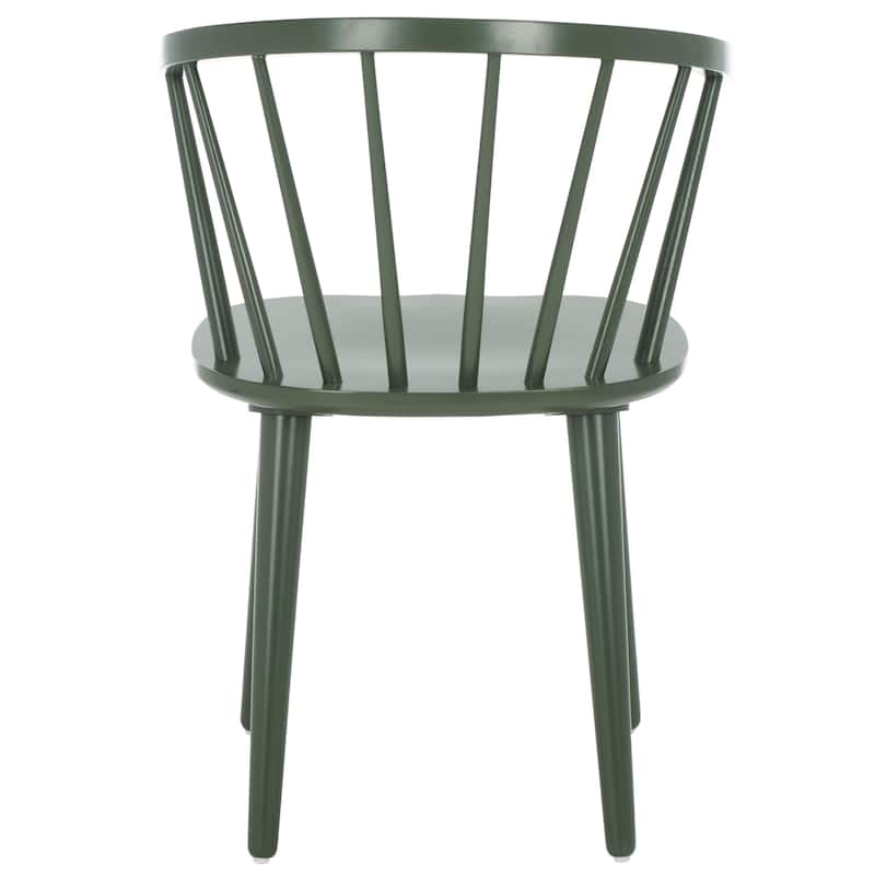 SAFAVIEH Home Blanchard 18-inch Curved Spindle Side Chair [SET of 2] - 21"W x 21"D x 30"H
