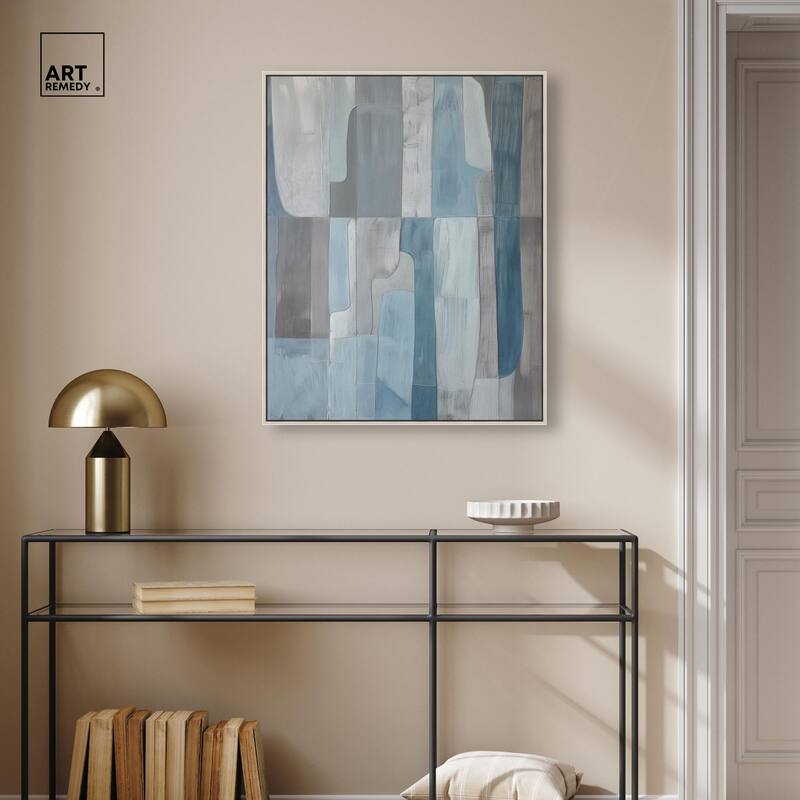 Tessellated Tones II Canvas by Art Remedy