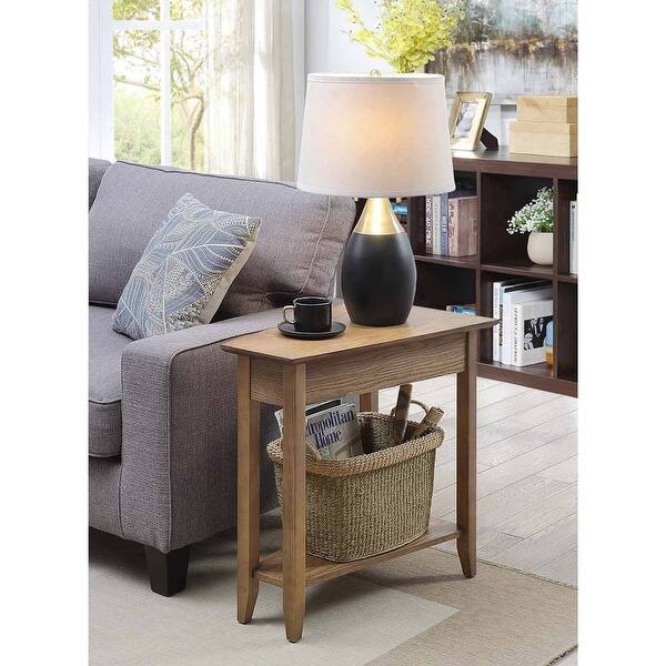 Shop Copper Grove Aubrieta Wedge End Table On Sale Overstock 20559153