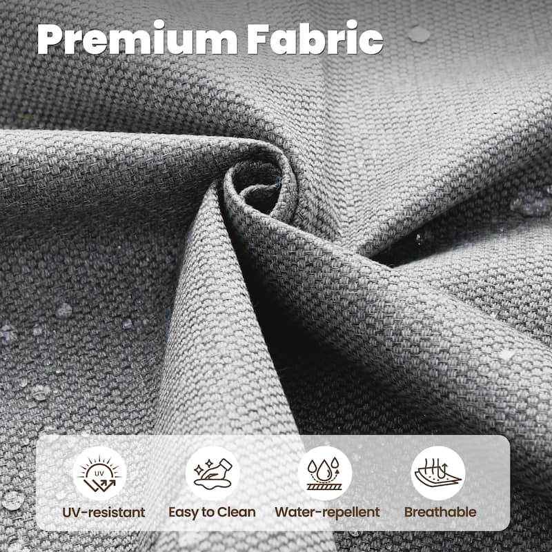 HOOOWOOO 7-piece Rattan Patio Furniture Sectional Set