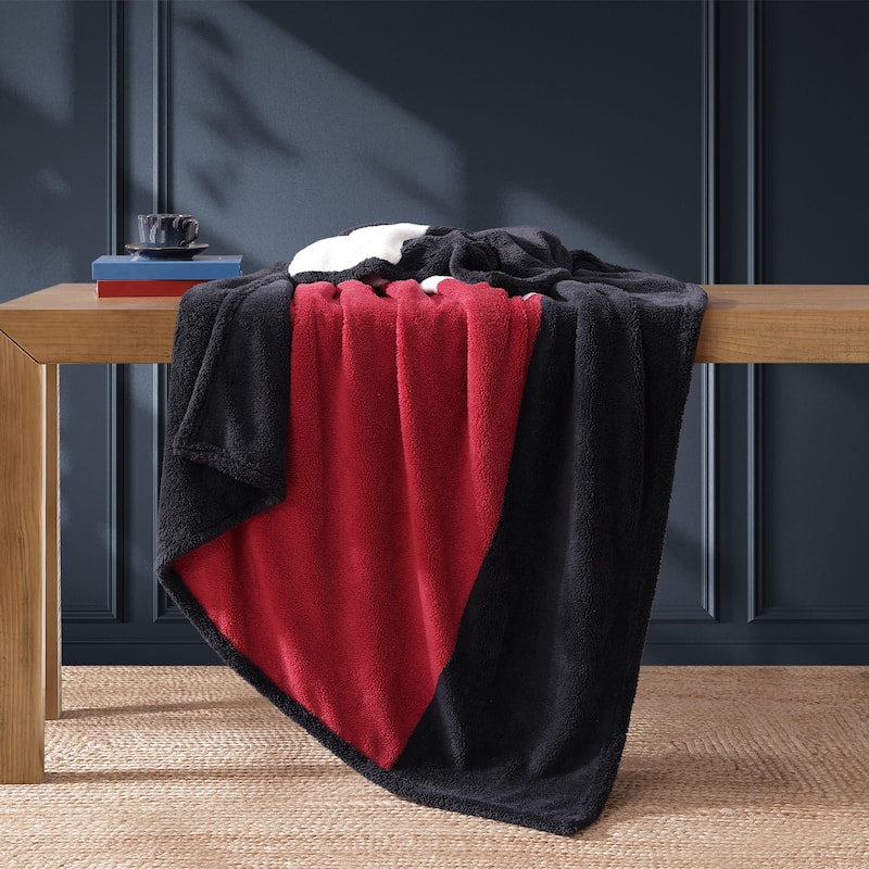 Tommy Hilfiger Iconic Reversible Throw Blanket