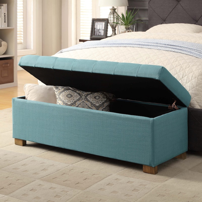 Porch & Den Lacey Tufted Storage Bench
