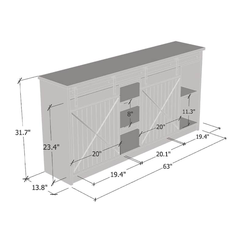 Granero 02 63" Sideboard
