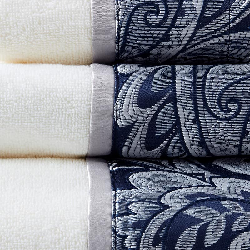 Madison Park Aubrey 6 Piece Jacquard Towel Set