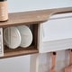 preview thumbnail 11 of 16, Teamson Kids Wooden Pretend Play Kitchen with Sink, Oven, Modular Fridge, and 14 Pcs Accessories for Age 3-5 Toddlers