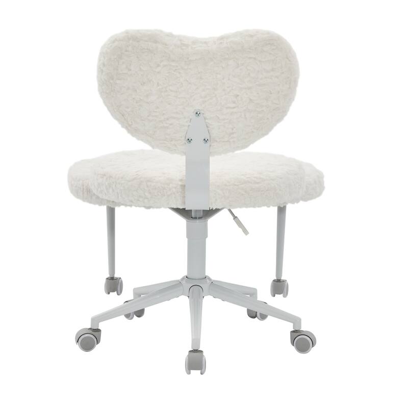 Artificial rabbit hair Meditation Chair Plus, Cross Legged Chair with Wheels, ADHD Chair, Criss Cross Desk Chair
