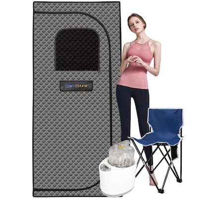 Portable Sauna for Home Sauna Heater, Tent, Chair, Remote Included