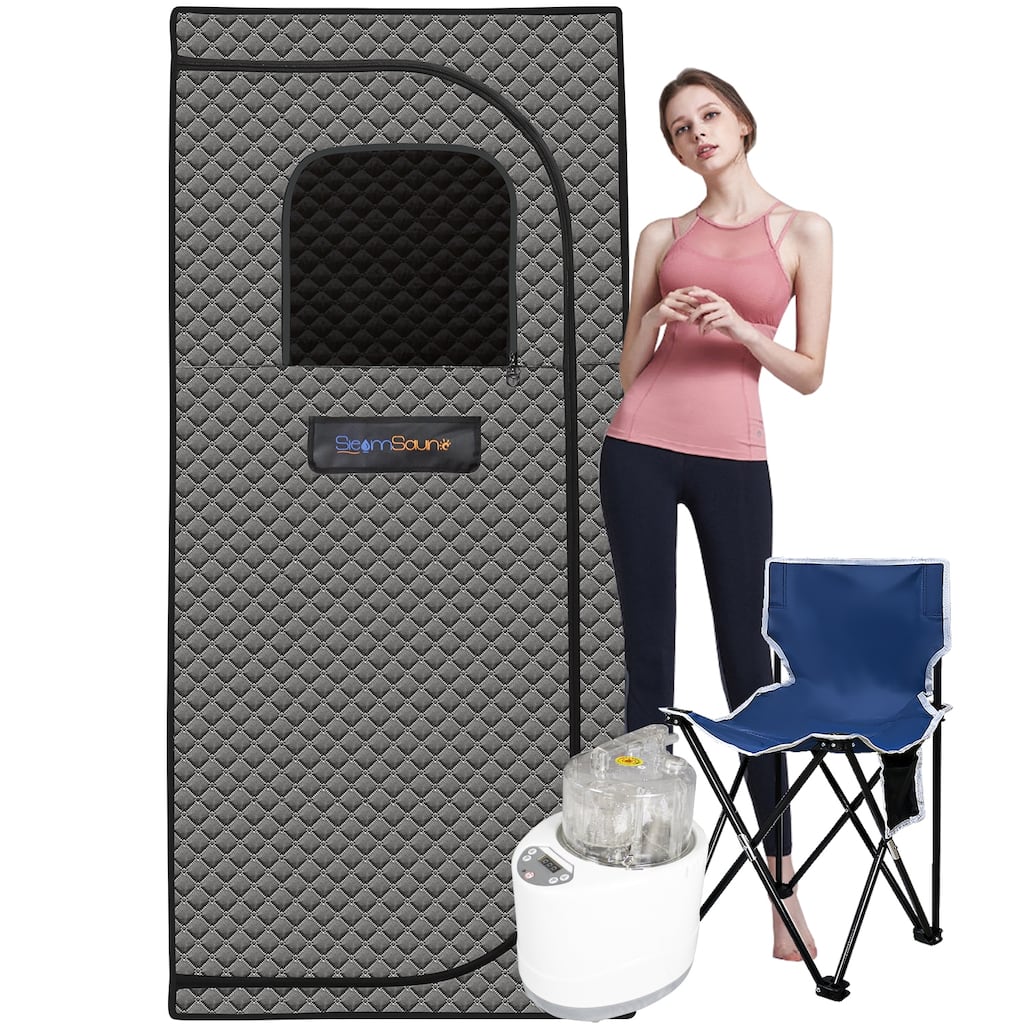 Portable Sauna for Home Sauna Heater, Tent, Chair, Remote Included