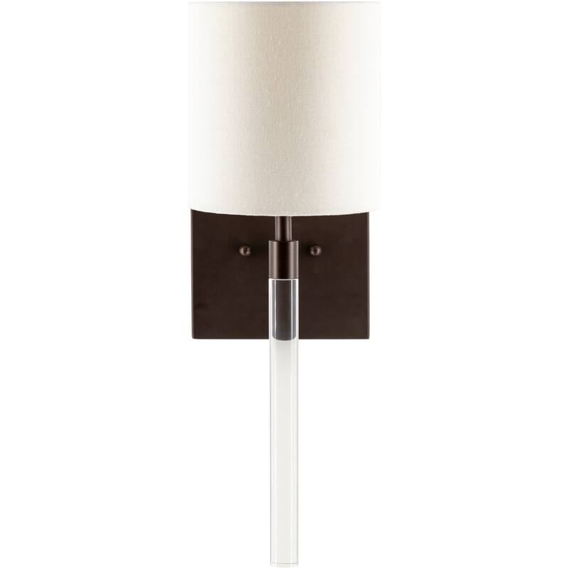Lido Mod Acrylic 1-light Wall Sconce - 21"H x 9"W x 7"D