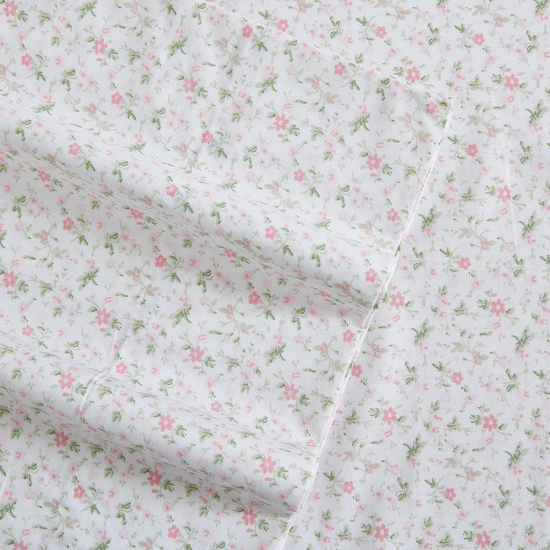 Laura Ashley Printed Cotton Percale Sheet Set