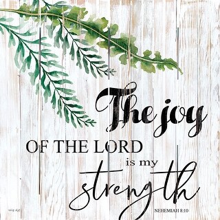 Wood Pallet Art - The Joy of the Lord is my Strength - Bed Bath ...