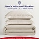 preview thumbnail 27 of 53, 100% Cotton Sateen Weave Solid Duvet Cover Set - Includes 1 Duvet Cover & 2 Pillow Sham Set