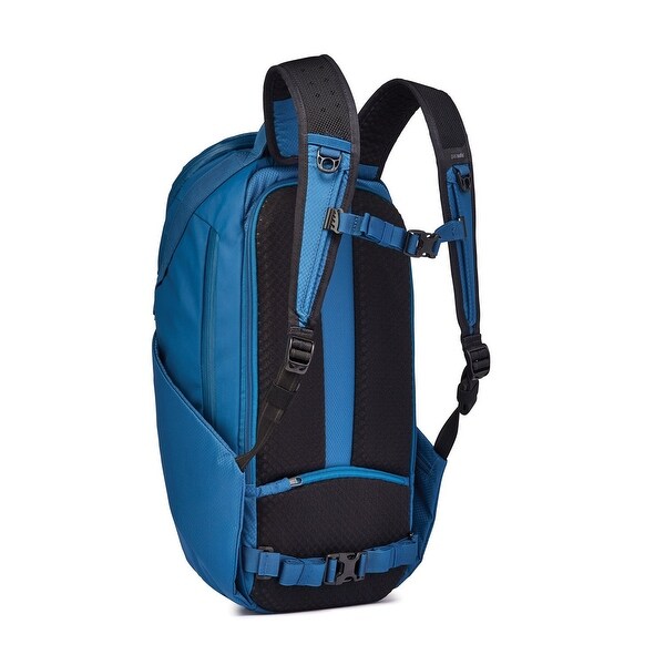 anti theft backpack blue