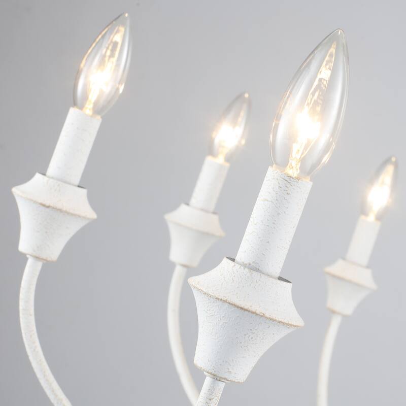 8-Light 28.34 in. Traditional Chandelier for Kitchen Living Room