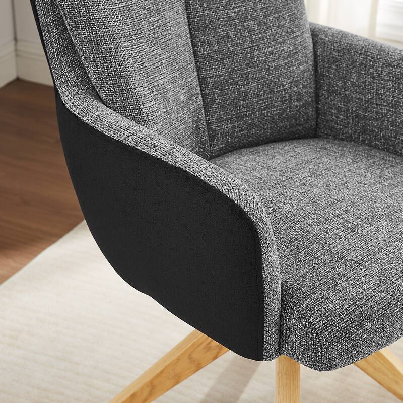 Art Leon Mid-century Modern Swivel Home Office Desk Chair