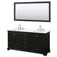 Option Dark Espresso / White Quartz Top / Polished Chrome