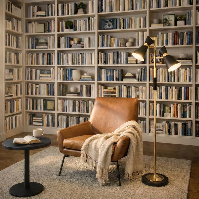 Modin Double Spot Adjustable Floor Lamp