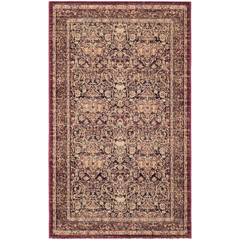 SAFAVIEH Lavar Kerman Karon Traditional Oriental Cotton Rug