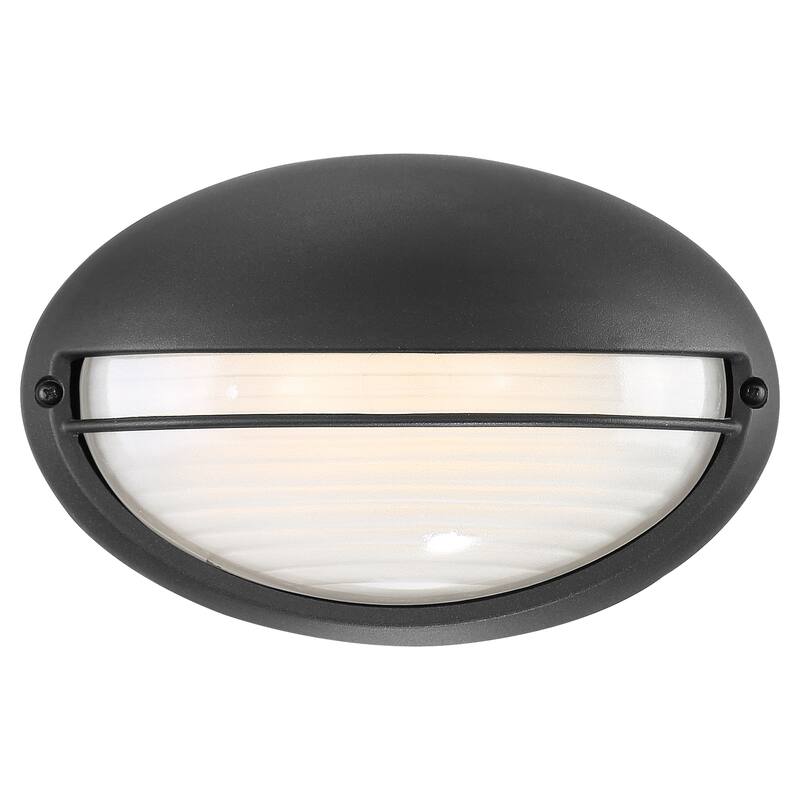 Access Lighting Clifton - LED Oval Outdoor Bulkhead - Opal Glass - Marine Grade - Dedicated LED