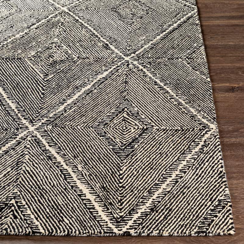 Livabliss Manu Handmade Wool Farmhouse Area Rug