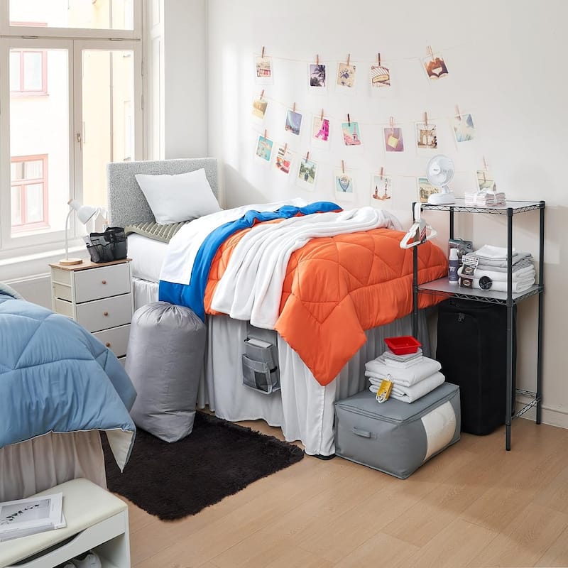 100% Complete - Twin XL Bedding & Dorm Essentials Kit