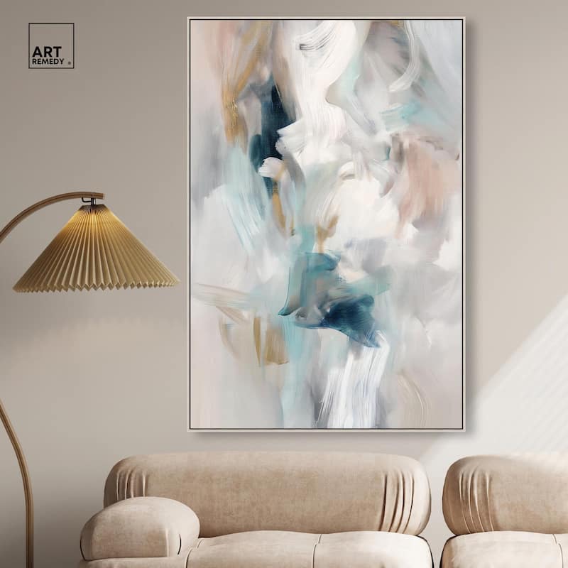 Whispering Colors III Canvas by Art Remedy