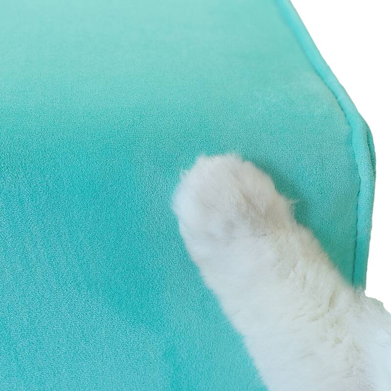 4 - Piece Frosted Velvet Sectional Sofa Oversize Lounge Sleep Couch