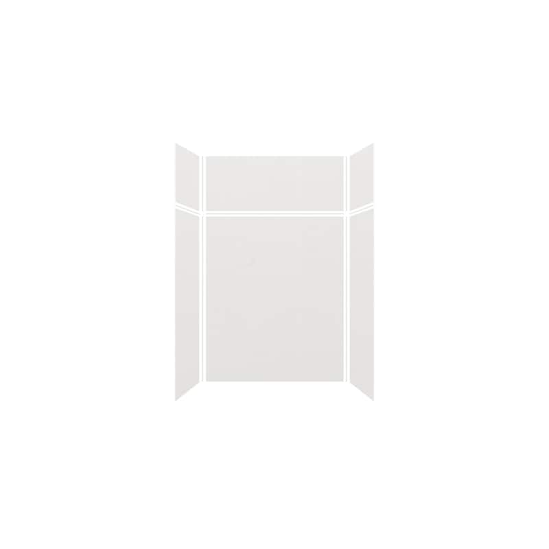 Transolid Expressions 60-in X 32-in X 96-in Glue to Wall Shower Kit - 32" x 60" x 96"