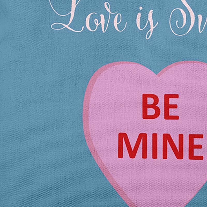 Love Is Sweet Valentines Day Decorative Throw Pillow