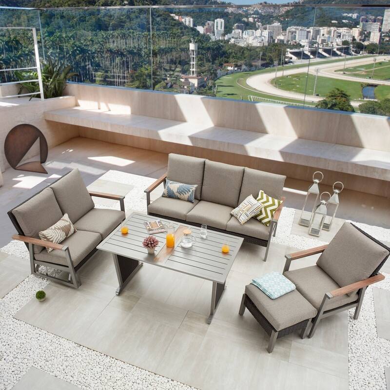 Patio Festival Thermal Transfer 5-Piece Outdoor Dining Set