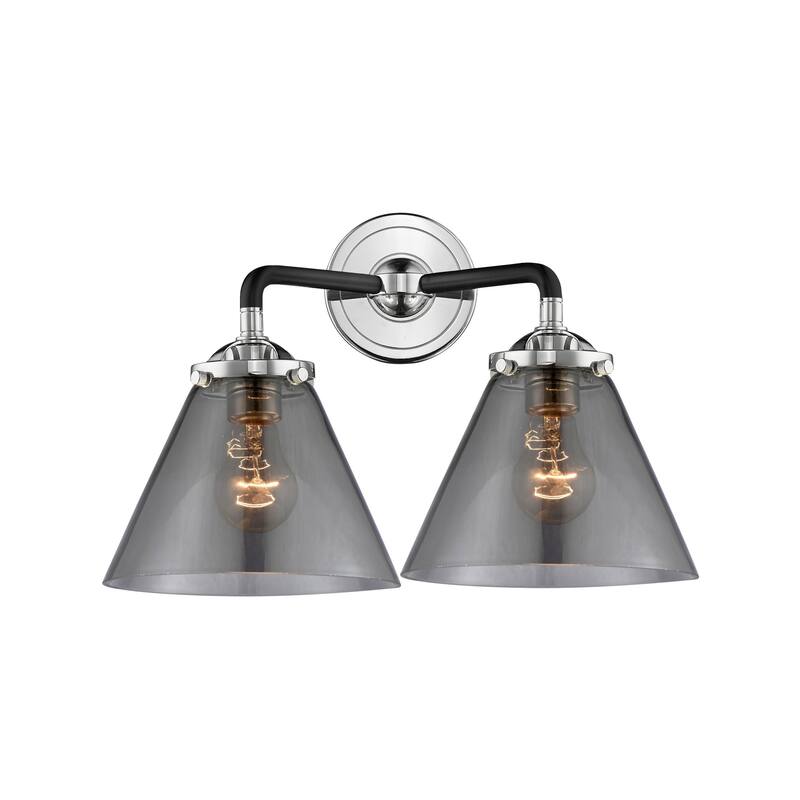 Innovations Lighting Large Cone 2 Light 16" Wide Bathroom Vanity Light