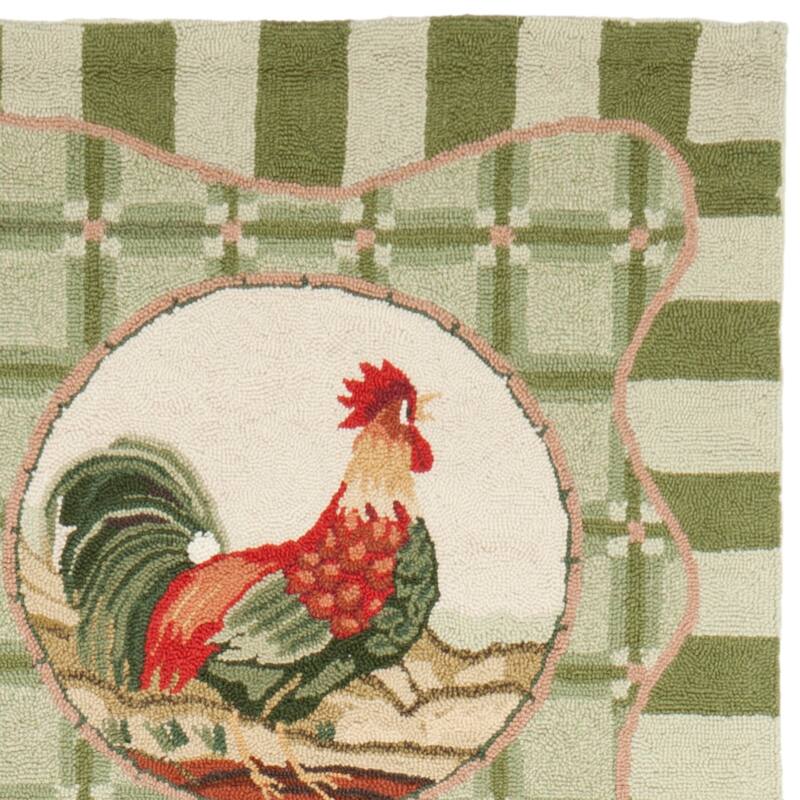 SAFAVIEH Handmade Chelsea Tatyana French Country Wool Rug