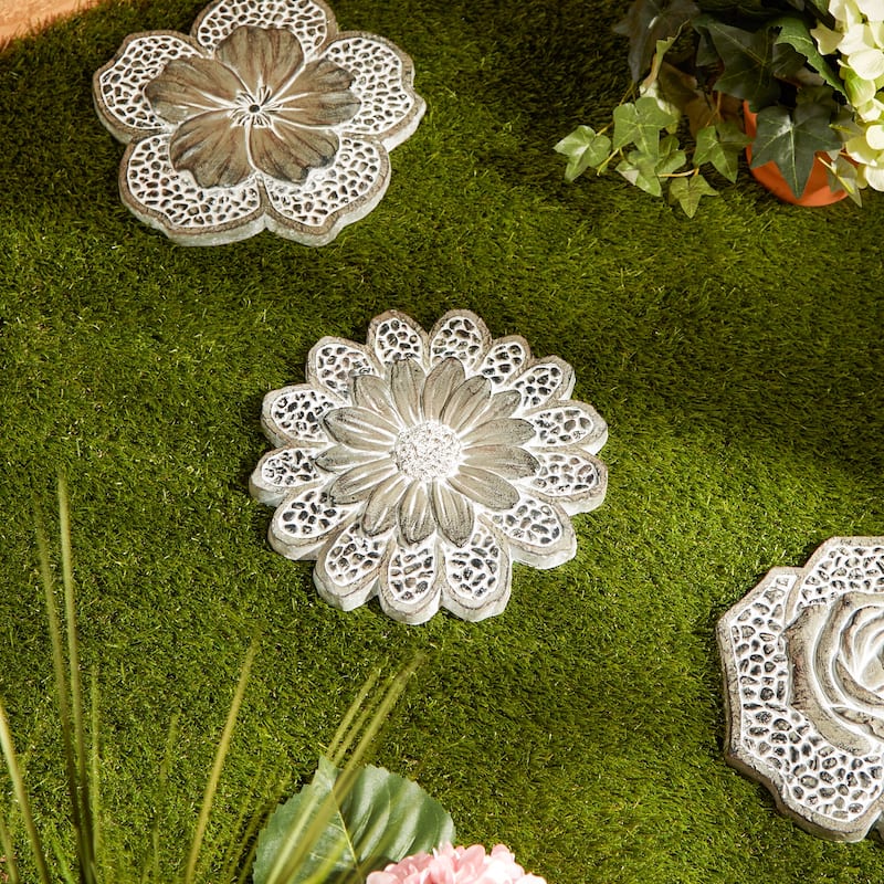 Sunflower Dot Flip Flop Stepping Stone