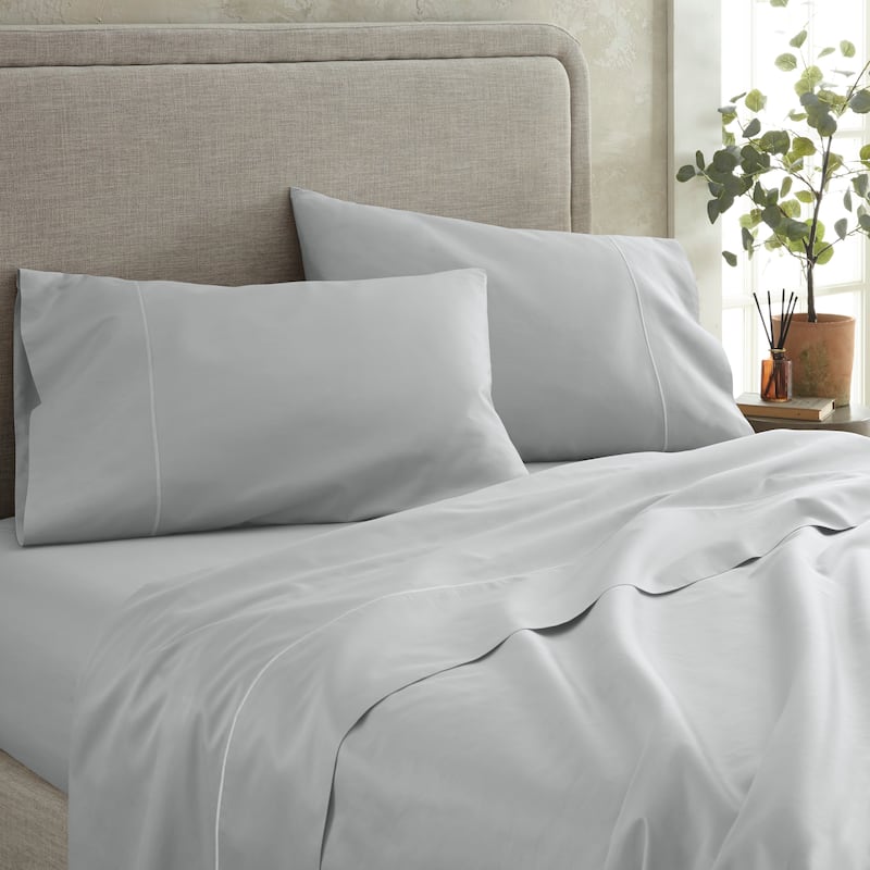Organic Cotton Sateen Bed Sheets - 300 Thread Count