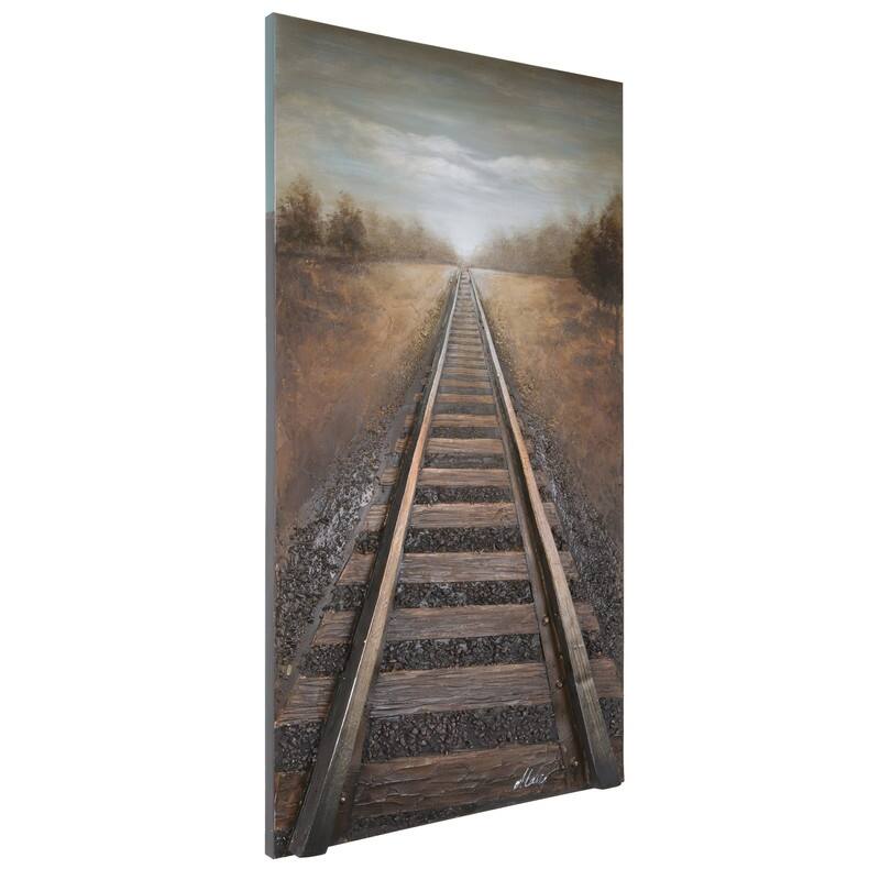 "Vanishing Into The Distance" Original Hand-Painted Wall Art