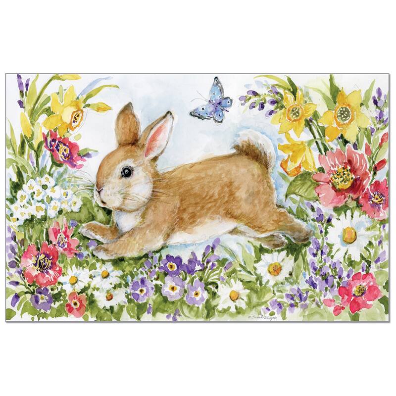 Spring Jump 24 Sheet Reusable Premium Paper Stock Placemats in Resealable Storage Bag Made in The USA 17" x 11" - More than 12 - Multi