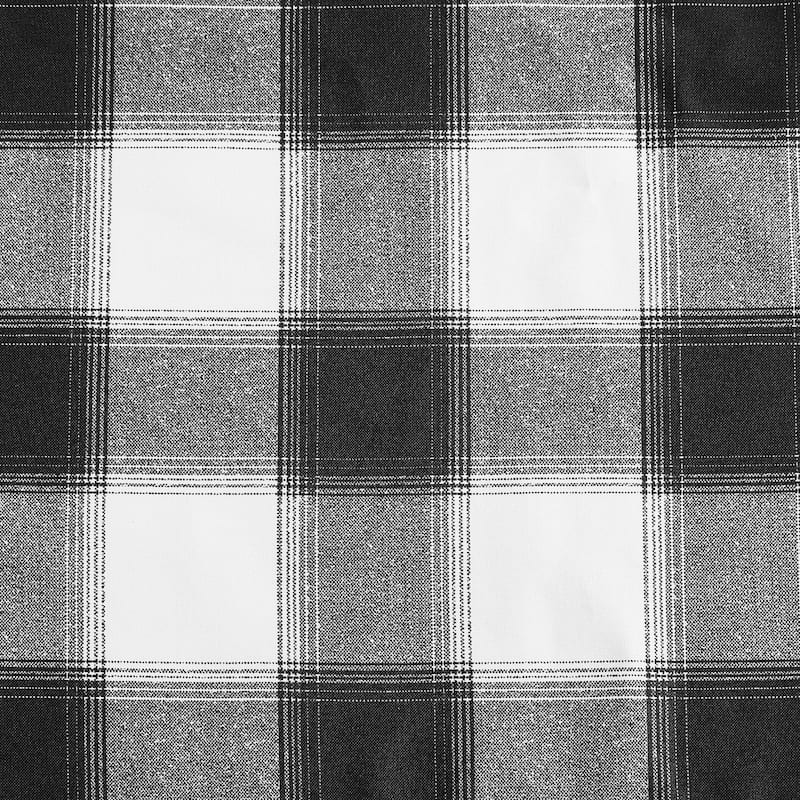 Eddie Bauer Canyon Plaid White Pole Top Window Valance - 86 x 15