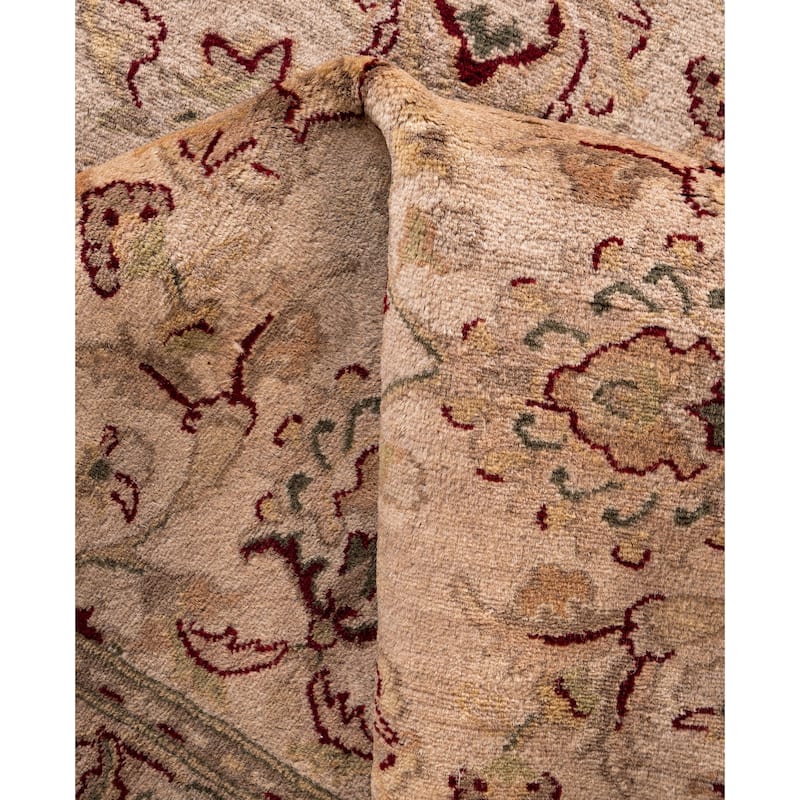 Overdyed One-of-a-Kind Hand-Knotted Runner Rug - Beige - 2' 7" x 10' 7"