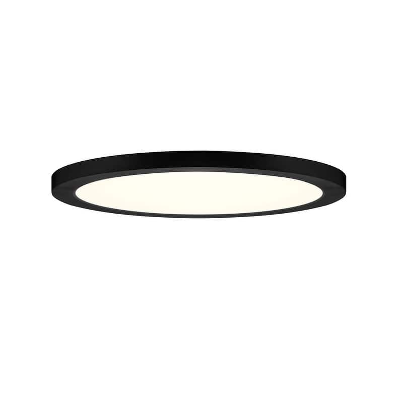 Designers Fountain LED1593L3 12" Wide Integrated LED Flush Mount - Black