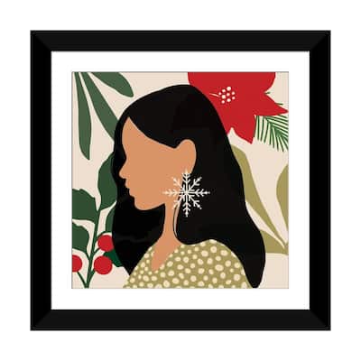 iCanvas "Christmas Earring II" by Victoria Barnes