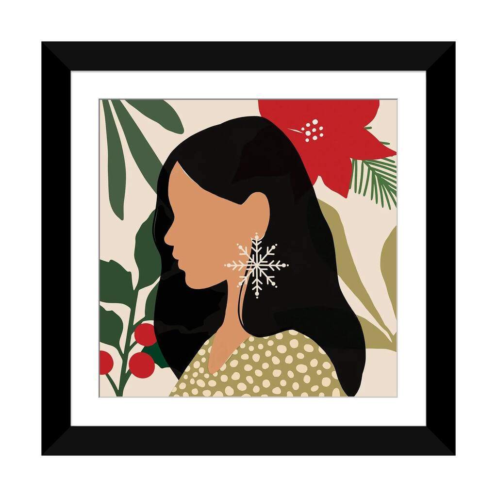 iCanvas "Christmas Earring II" by Victoria Barnes