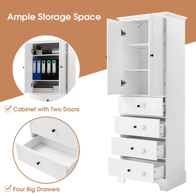 Modern Bathroom Storage Cabinet