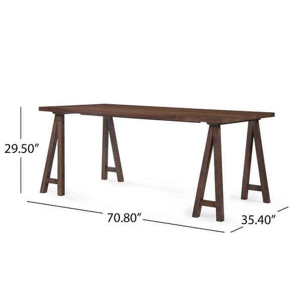 dimension image slide 2 of 8, Idalia Mid-Century Modern 7 Piece Dining Set by Christopher Knight Home