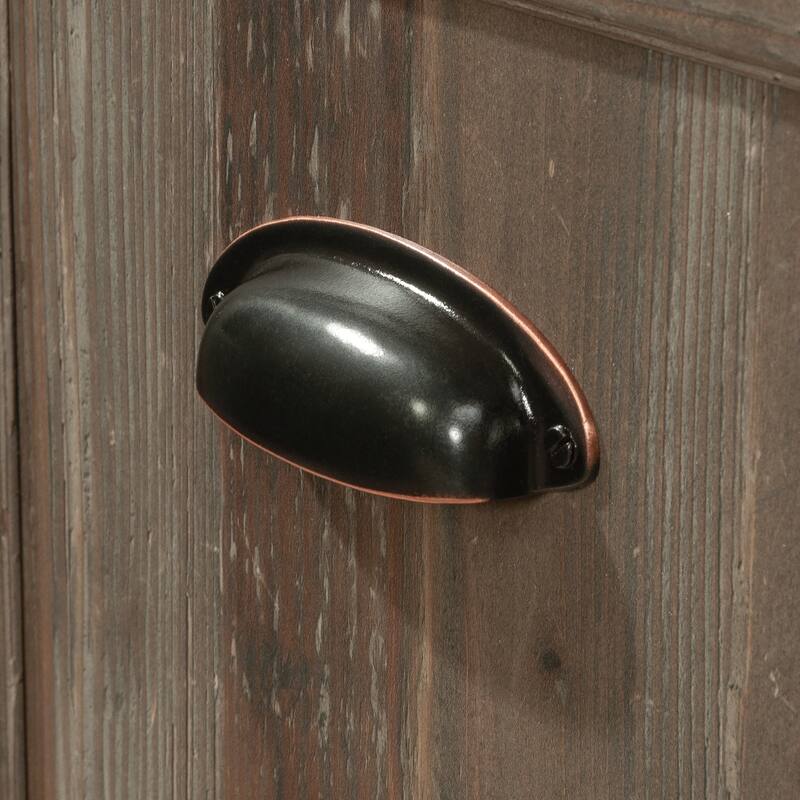 Wood Utility Stand with Adjustable Shelves, Brown - 29.76"W x 17.64"D x 30"H