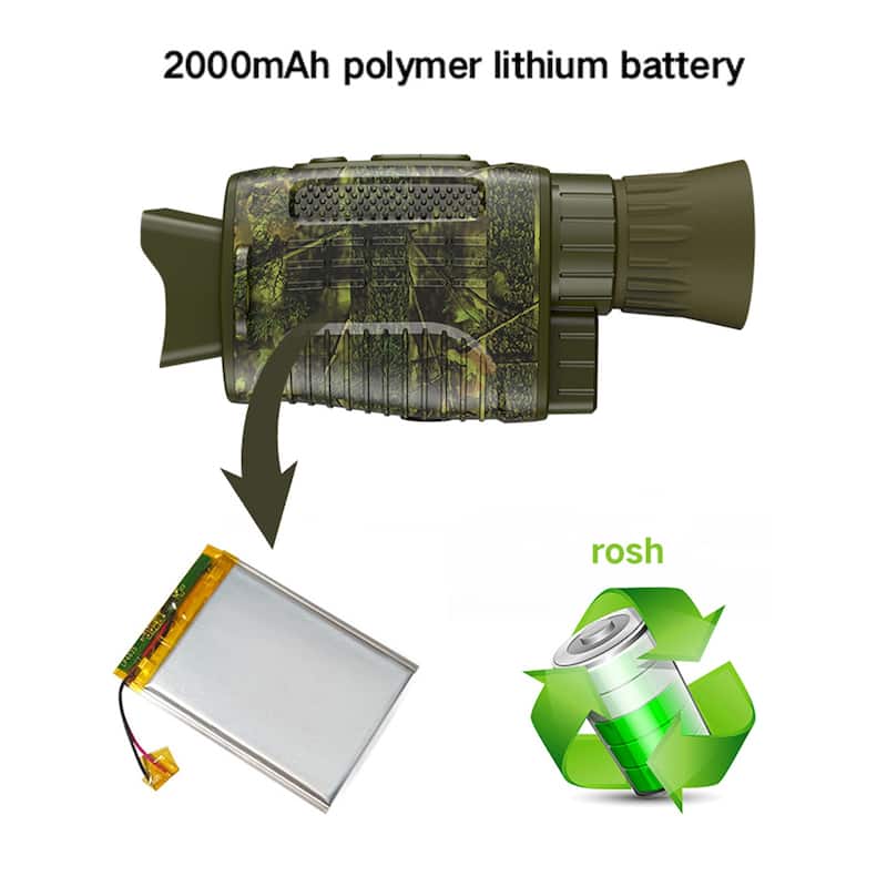 Monocular outdoor reconnaissance digital monocular night vision device