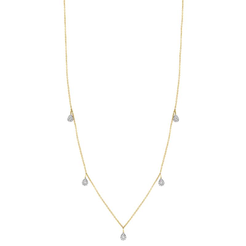 Effy Women's 14K Yellow Gold Diamond Necklace