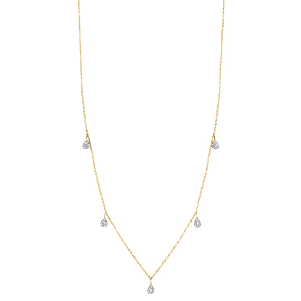 Effy Women's 14K Yellow Gold Diamond Necklace