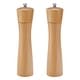 preview thumbnail 1 of 5, Salt and Pepper Grinder Wooden Mills Shaker w Adjustable Coarseness - 8.5", 2pcs