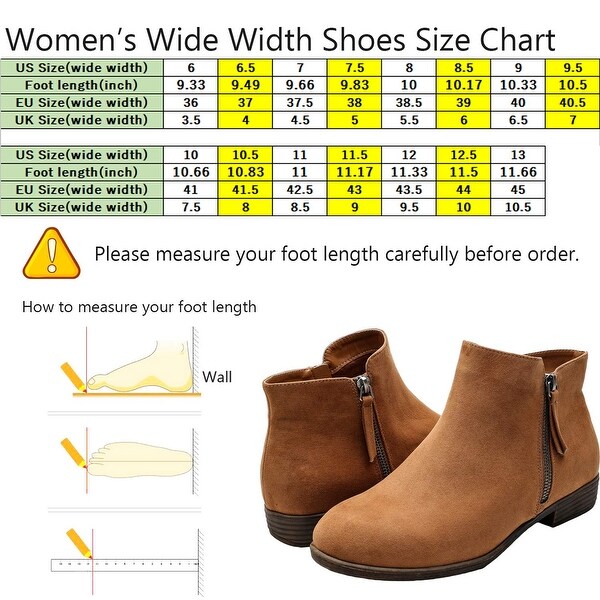 womens wide width booties