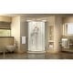 preview thumbnail 33 of 38, DreamLine Prime 33 in. x 33 in. x 76 3/4 in. H Shower Enclosure, Shower Base and Acrylic Backwall Kit Chrome Finish Clear Glass